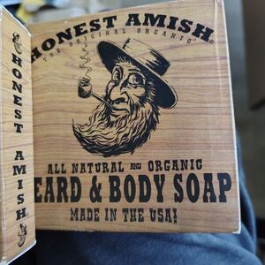 Honest Amish ~All Natural & Organic Beard & Body Soap ~ Pack Special 2 for 22.00
